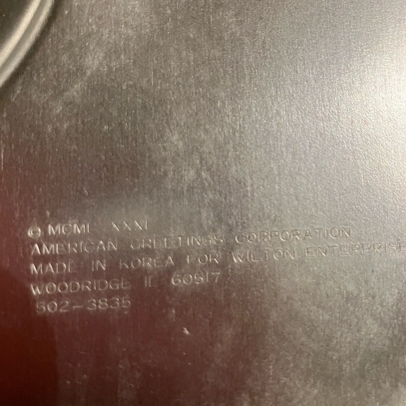 Vintage 1981 Wilton Strawberry Shortcake Cake Pan - Picture 3 of 3